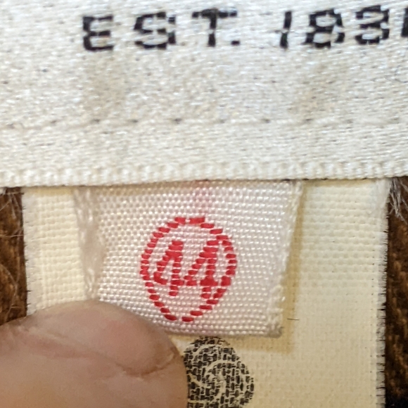 Vintage Mackinaw Woolrich Size 44 Red Buffalo Plaid Wool Hunting Jacket Coat USA - Picture 6 of 7